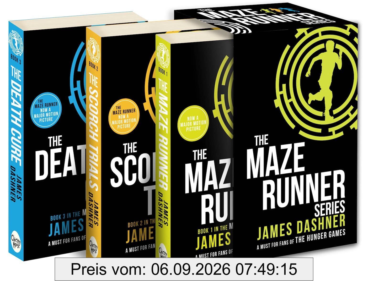 The Maze Runner Series, Classic Box Set, 3 Vols.