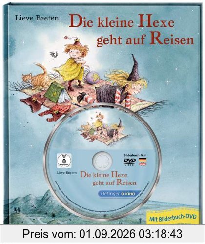 Die kleine Hexe geht auf Reisen Bilderbuch mit DVD
