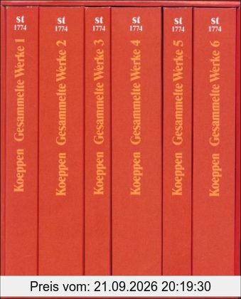 Gesammelte Werke in sechs Bänden in den suhrkamp taschenbüchern: Bd. 1: Eine unglückliche Liebe. Die Mauer schwankt. Bd. 2: Tauben im Gras. …