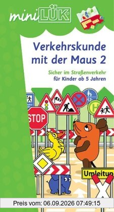 miniLÜK: Verkehrskunde mit der Maus 2: Sicher im Straßenverkehr für Kinder ab 5 Jahren