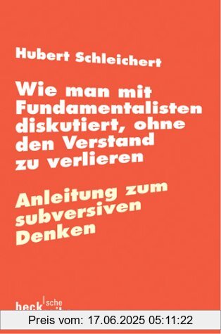 Binding : Taschenbuch, Edition : 5, Label : C.H.Beck, Publisher : C.H.Beck, medium : Taschenbuch, numberOfPages : 196, publicationDate : 2005-08-25, authors : Hubert Schleichert, languages : german, ISBN : 340642144X