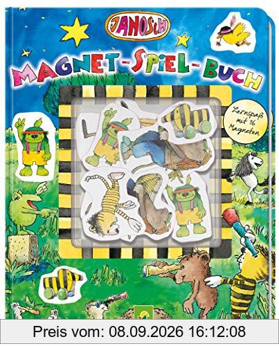Janosch Magnet-Spiel-Buch: Lernspaß mit 16 Magneten