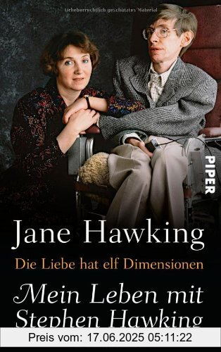 Binding : Gebundene Ausgabe, Label : Piper, Publisher : Piper, medium : Gebundene Ausgabe, numberOfPages : 448, publicationDate : 2013-04-16, authors : Jane Hawking, translators : Ralf Pannowitsch, Christiane Wagler, languages : german, ISBN : 3492055591