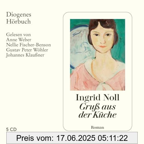Binding : Audio CD, Edition : 1, Label : Diogenes, Publisher : Diogenes, Format : Ungekürzte Ausgabe, medium : Audio CD, publicationDate : 2024-02-21, runningTime : 22200 seconds, authors : Ingrid Noll, narrators : Johannes Klaußner, Nellie Fischer-Benson, Gustav Peter Wöhler, Anne Weber, ISBN : 3257804555