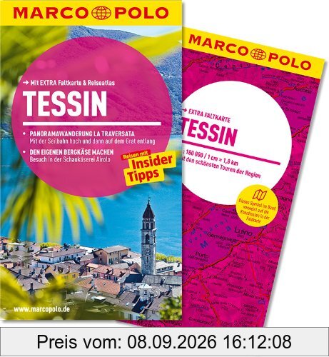 MARCO POLO Reiseführer Tessin: Mit Extra Faltkarte & Reiseatlas