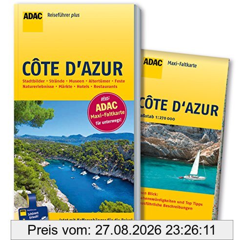 ADAC Reiseführer plus Côte d'Azur: mit Maxi-Faltkarte zum Herausnehmen