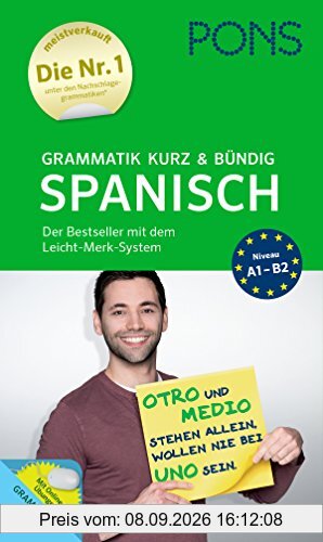 PONS Grammatik kurz und bündig Spanisch - Der Grammatik-Bestseller* mit dem Leicht-Merk-System