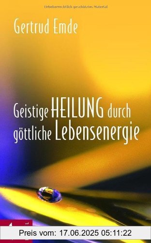 Binding : Gebundene Ausgabe, Edition : 3, Label : Kösel-Verlag, Publisher : Kösel-Verlag, medium : Gebundene Ausgabe, numberOfPages : 220, publicationDate : 2006-02-23, authors : Gertrud Emde, languages : german, ISBN : 3466367034