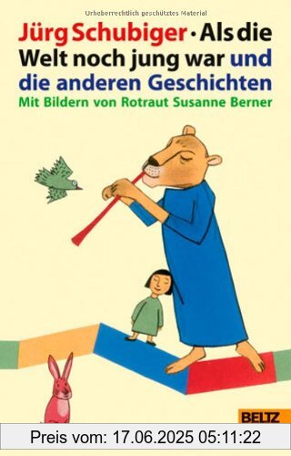Binding : Gebundene Ausgabe, Edition : Neuausgabe mit neuem Einband, Label : Beltz & Gelberg, Publisher : Beltz & Gelberg, medium : Gebundene Ausgabe, numberOfPages : 416, publicationDate : 2011-07-11, authors : Jürg Schubiger, languages : german, ISBN : 3407799977
