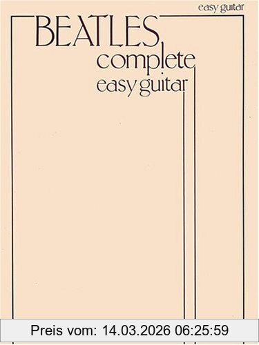unbekannt Beatles Complete Easy Guitar
