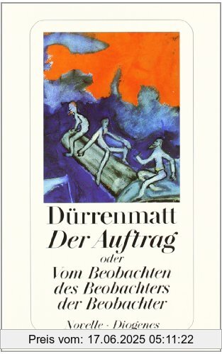 Binding : Taschenbuch, Label : Diogenes Verlag, Publisher : Diogenes Verlag, medium : Taschenbuch, numberOfPages : 132, publicationDate : 1988-01-01, authors : Friedrich Dürrenmatt, languages : german, ISBN : 3257216629