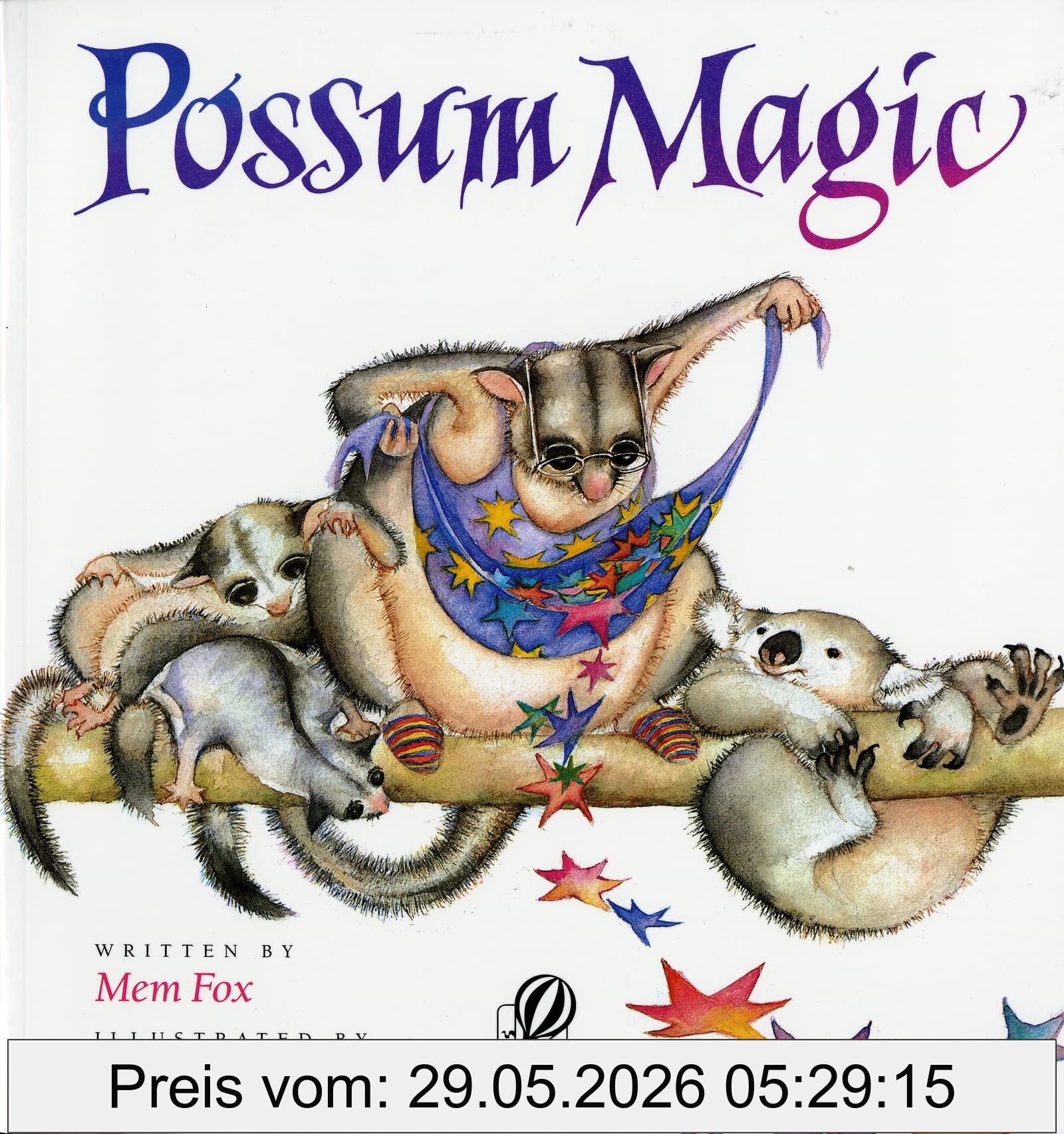 Mem Fox Possum Magic, A Treasured Australian Bush Story For Children (Ages 4-7) About Grandma's Journey To Visibility (Voyager Books)
