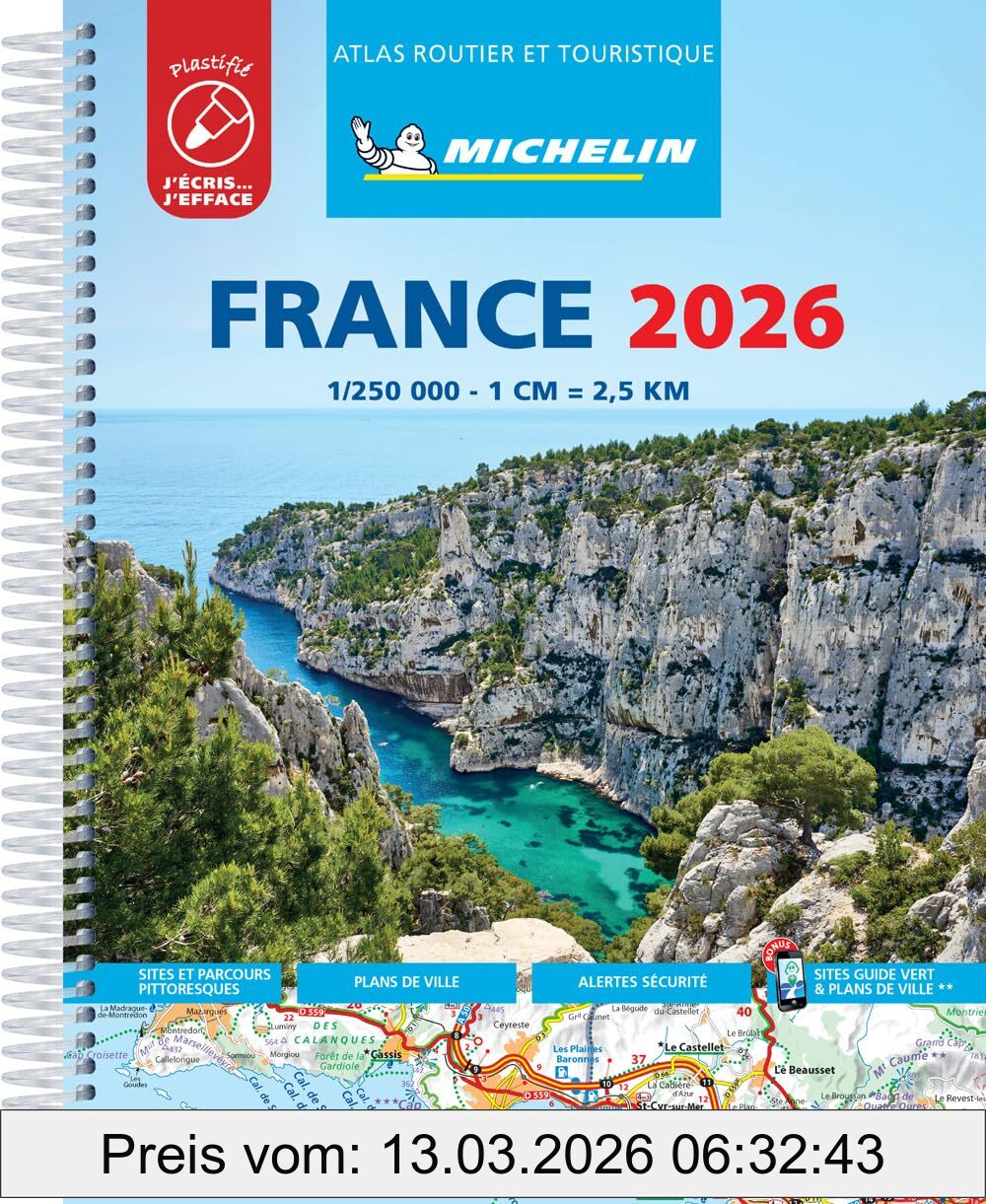 Michelin France 2026 , Atlas Routier Et Touristique , Plastifié