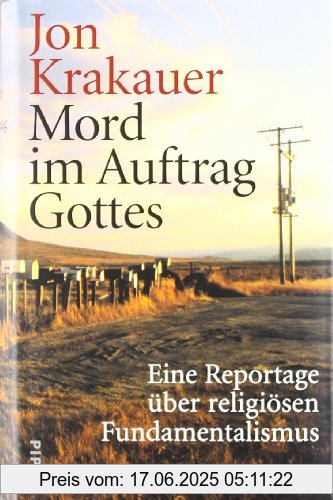 Binding : Gebundene Ausgabe, Edition : 2., Aufl., Label : Piper, Publisher : Piper, medium : Gebundene Ausgabe, numberOfPages : 447, publicationDate : 2003-11-01, authors : Jon Krakauer, languages : german, ISBN : 3492045715