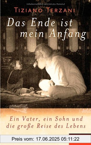 Binding : Gebundene Ausgabe, Edition : 15, Label : Deutsche Verlags-Anstalt, Publisher : Deutsche Verlags-Anstalt, medium : Gebundene Ausgabe, numberOfPages : 416, publicationDate : 2007-09-05, authors : Tiziano Terzani, translators : Christiane Rhein, languages : german, ISBN : 3421042926