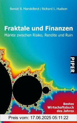 Binding : Taschenbuch, Edition : 2, Label : Piper Taschenbuch, Publisher : Piper Taschenbuch, medium : Taschenbuch, numberOfPages : 448, publicationDate : 2007-01-01, authors : Benoît B. Mandelbrot, Hudson, Richard L., translators : Helmut Reuter, languages : german, ISBN : 3492248616