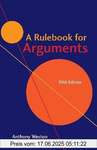 Binding : Taschenbuch, Edition : 5, Label : Hackett Publishing Co, Inc, Publisher : Hackett Publishing Co, Inc, NumberOfItems : 1, medium : Taschenbuch, numberOfPages : 118, publicationDate : 2018-02-01, authors : Anthony Weston, ISBN : 162466654X
