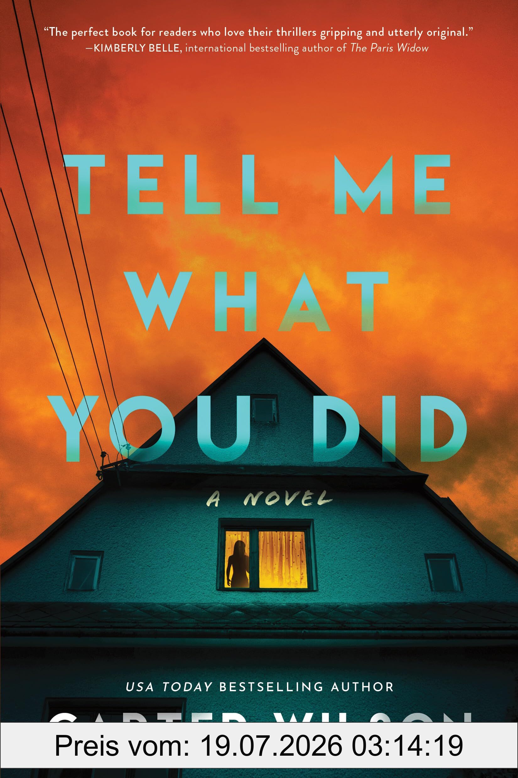 Carter Wilson Tell Me What You Did, A Novel