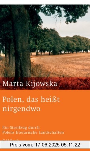 Binding : Gebundene Ausgabe, Edition : 1, Label : C.H.Beck, Publisher : C.H.Beck, medium : Gebundene Ausgabe, numberOfPages : 220, publicationDate : 2007-08-23, authors : Marta Kijowska, languages : german, ISBN : 3406563759