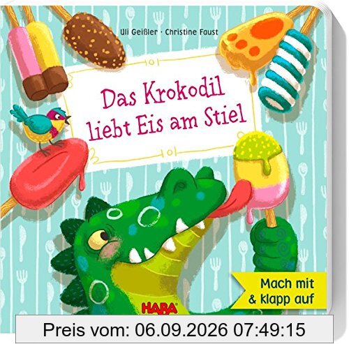 Das Krokodil liebt Eis am Stiel