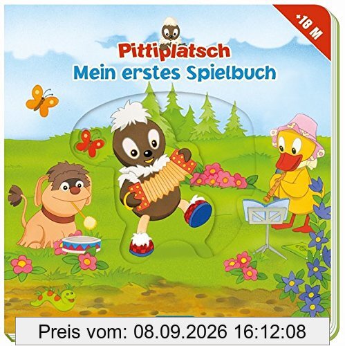 Mein erstes Spielbuch Pittiplatsch ab 18 Monaten: Mit Schiebe- und Spielelementen