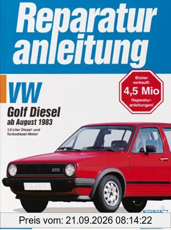 VW Golf II Diesel / Turbodiesel, GTD / Carat TD: Dieselmotor und Turbodieselmotor (Reparaturanleitungen)