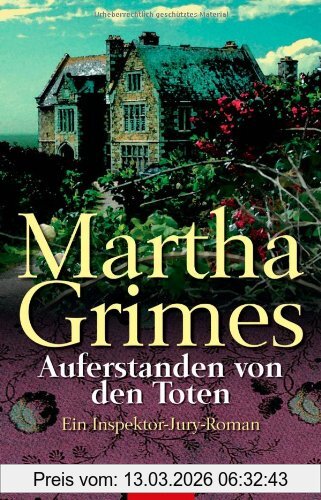 Martha Grimes Auferstanden Von Den Toten, Ein Inspektor-Jury-Roman