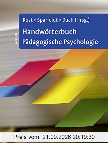 Handwörterbuch Pädagogische Psychologie
