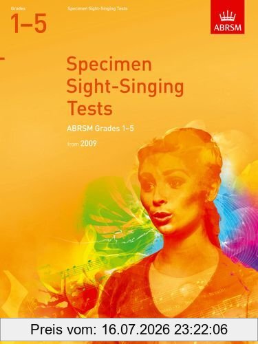 Specimen Sight-Singing Tests, Grades 1-5 (Abrsm Sight-reading)