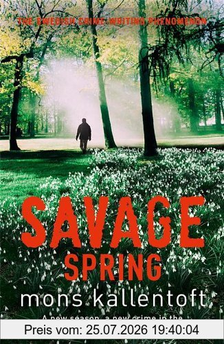 Mons Kallentoft Savage Spring, Malin Fors, Volume 4