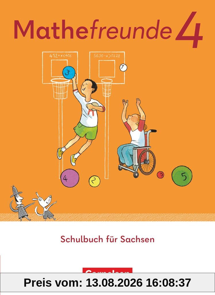 Mathefreunde - Ausgabe Sachsen 2022 - 4. Schuljahr: Schulbuch mit Kartonbeilagen und Das kann ich schon!-Heft - Leihmaterial mit digitalen Medien