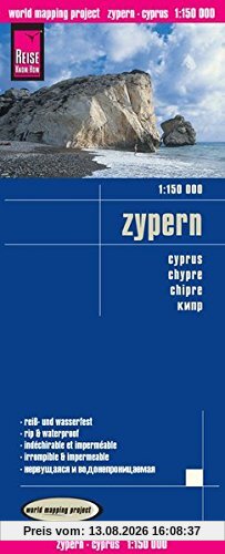 Reise Know-How Landkarte Zypern (1:150.000): world mapping project