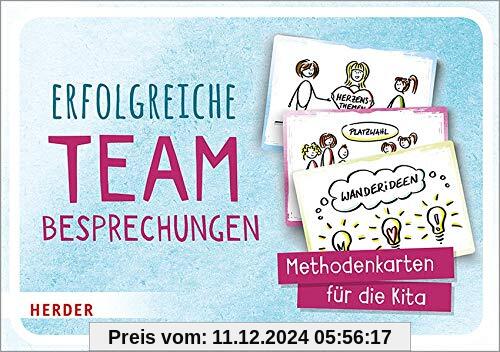 Erfolgreiche Teambesprechungen: Methoden-Karten für die Kita