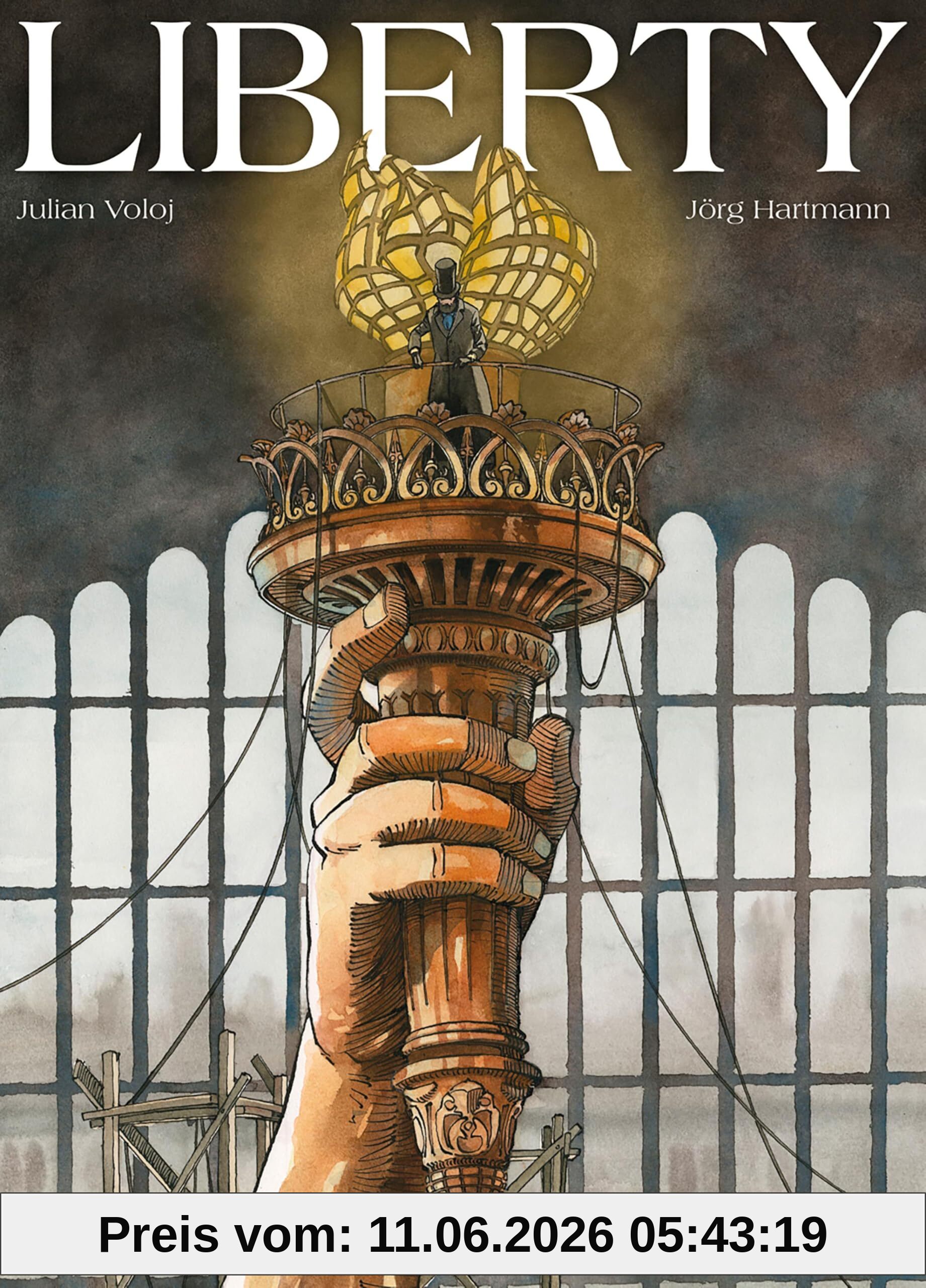 Liberty: Die Geschichte der Freiheitsstatue als Graphic Novel