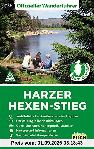 Harzer Hexen-Stieg: Offizieller Wanderführer in beide Richtungen