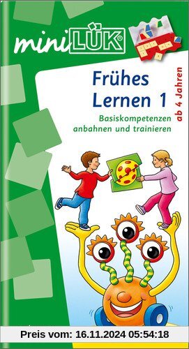 miniLÜK: Kindergarten / Vorschule / Frühes Lernen 1: Basiskompetenzen anbahnen und trainieren