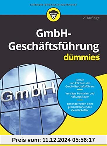 GmbH-Geschäftsführung für Dummies