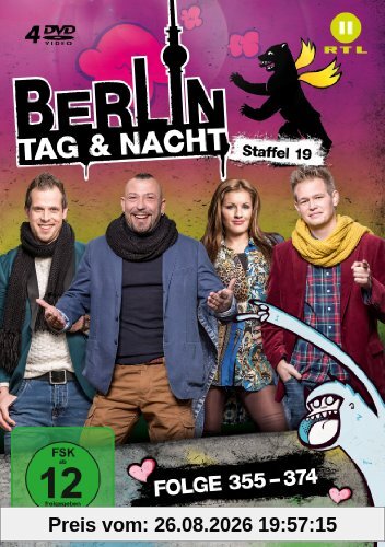Berlin - Tag & Nacht - Staffel 19 (Folge 354-374) [4 DVDs]