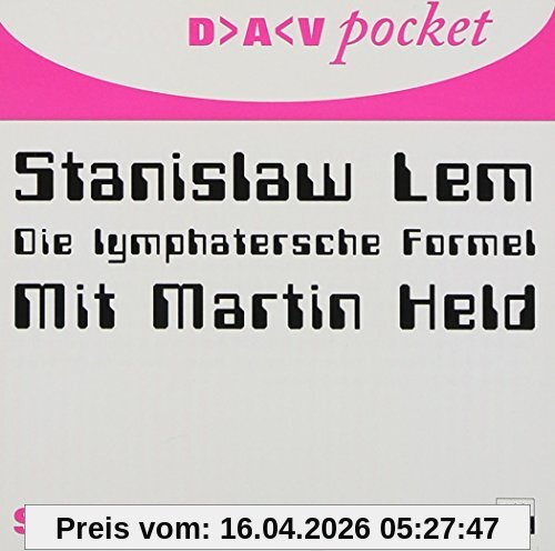 Die  lymphatersche Formel, 1 Audio-CD