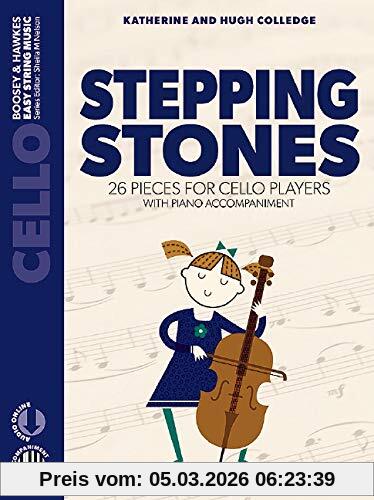Nelson, Sheila Mary Stepping Stones, 26 Pieces For Cello Players. Violoncello Und Klavier. Ausgabe Mit Online-Audiodatei. (Easy String Music)
