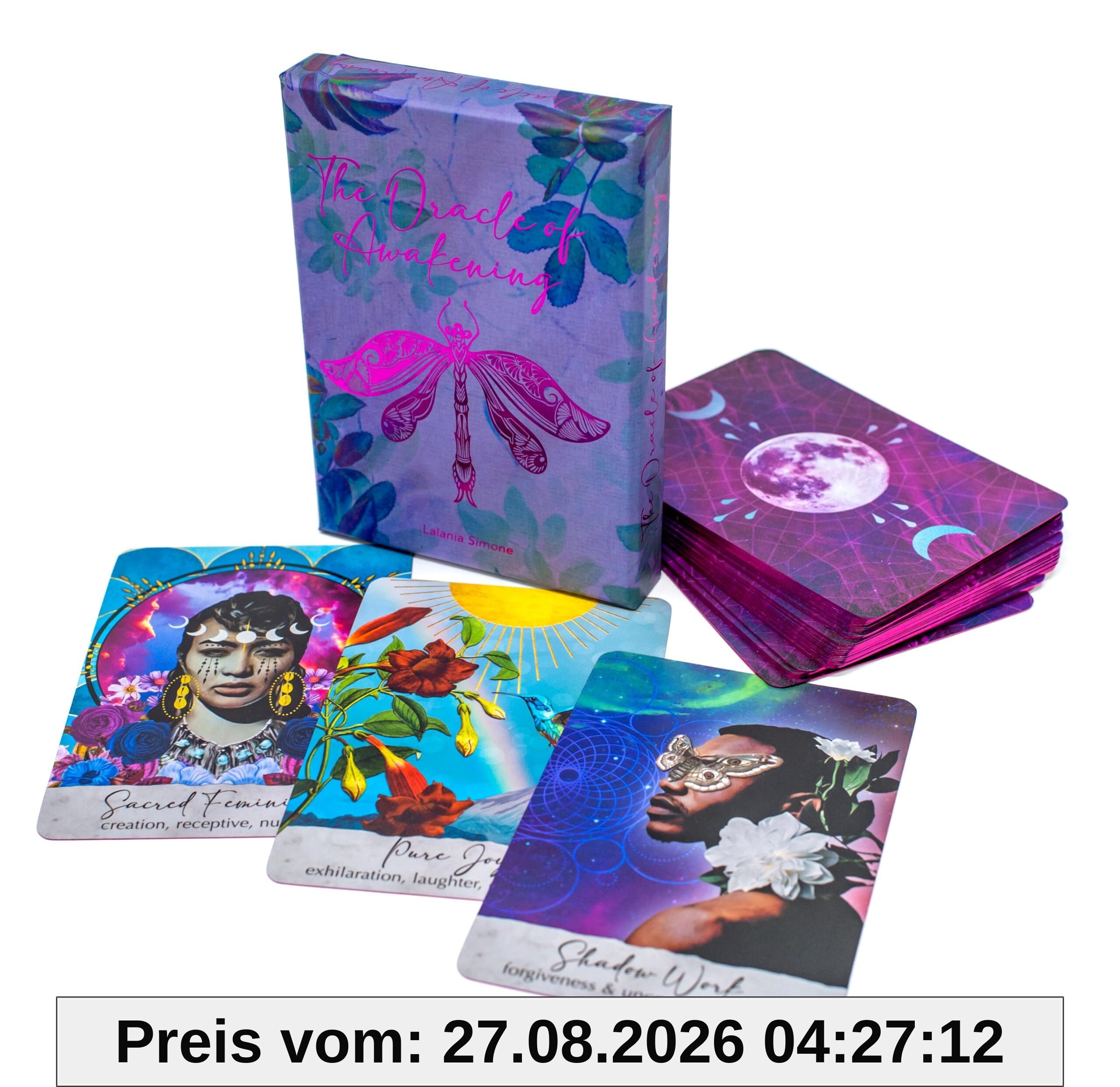 Lalania Simone The Oracle Of Awakening, (44 Full-Color Cards And 112-Page Guidebook)