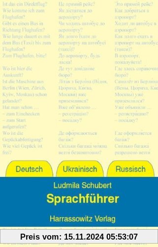 Sprachführer Deutsch - Ukrainisch - Russisch: Mit Basisvokabular und Kurzgrammatik