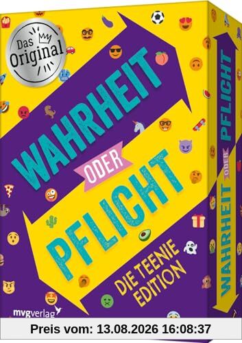 Wahrheit oder Pflicht – Die Teenieedition: | Das Original. Der Klassiker unter den Partyspielen. Tolles Geschenk für Teenager für Geburtstag, Weihnachten, Spieleabend. Ab 16 Jahren
