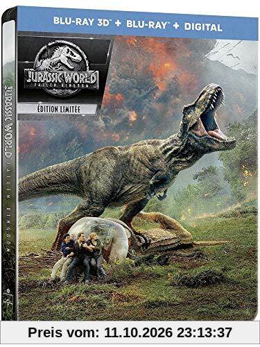 Jurassic World: Fallen Kingdom [Blu-ray 3D] [Combo Blu-ray 3D + Blu-ray + Digital -SteelBook] IMPORT REGION FREE