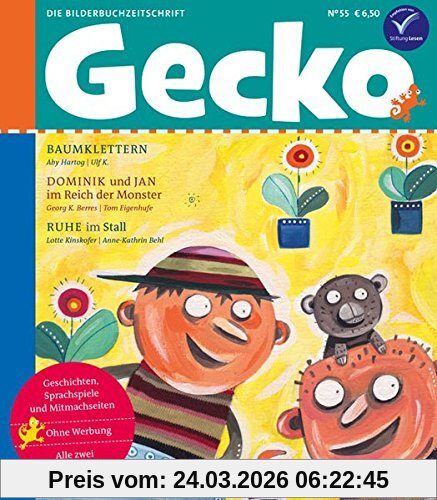 Gecko Kinderzeitschrift Band 55: Die Bilderbuch-Zeitschrift