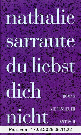 Binding : Gebundene Ausgabe, Edition : DEA, , Label : Kiepenheuer & Witsch, Publisher : Kiepenheuer & Witsch, medium : Gebundene Ausgabe, numberOfPages : 226, publicationDate : 1992-01-01, authors : Nathalie Sarraute, ISBN : 3462022113