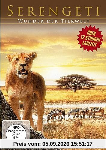 Serengeti - Wunder der Tierwelt [4 DVDs]