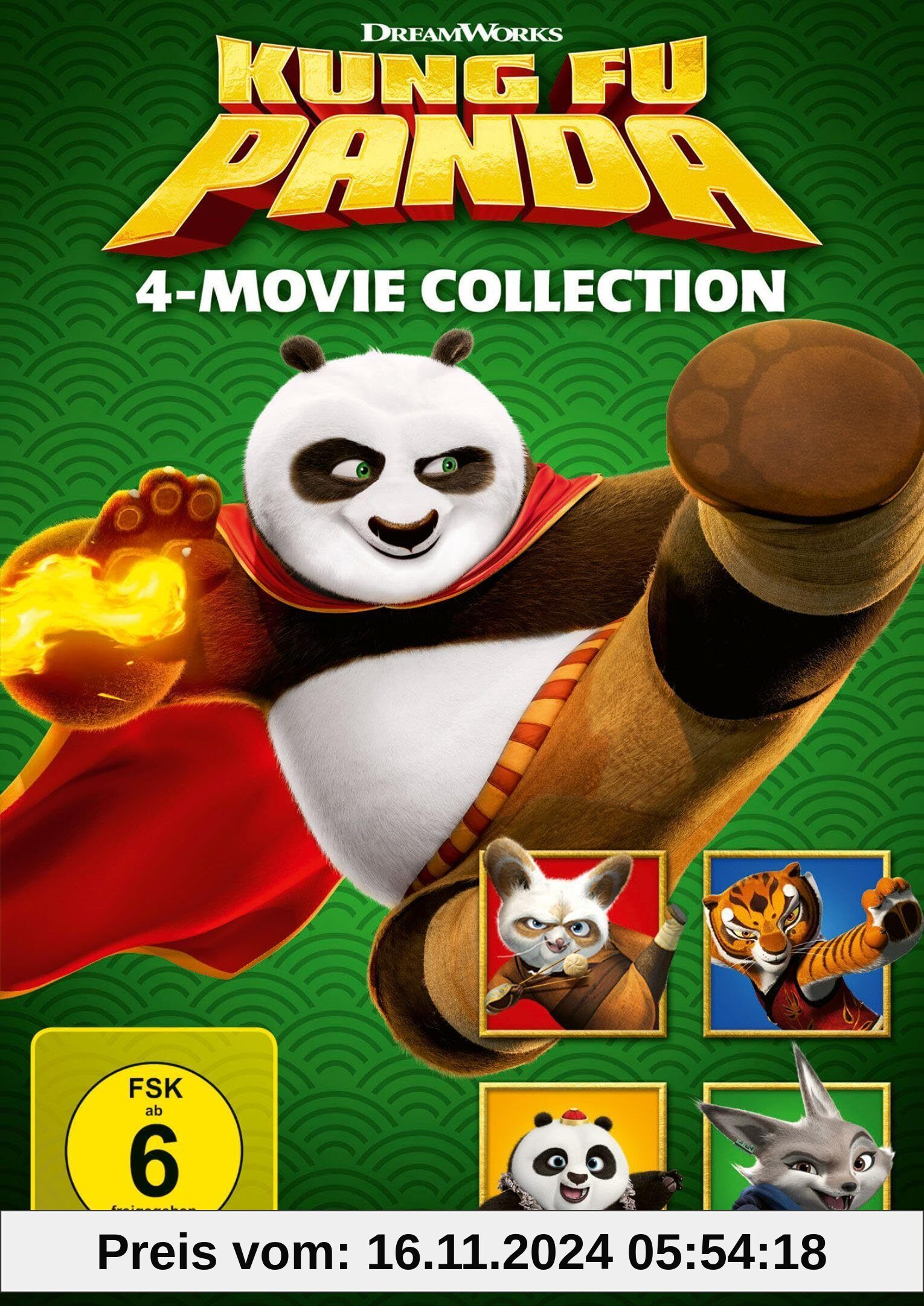 Kung Fu Panda - 1-4 Collection [4 DVDs]