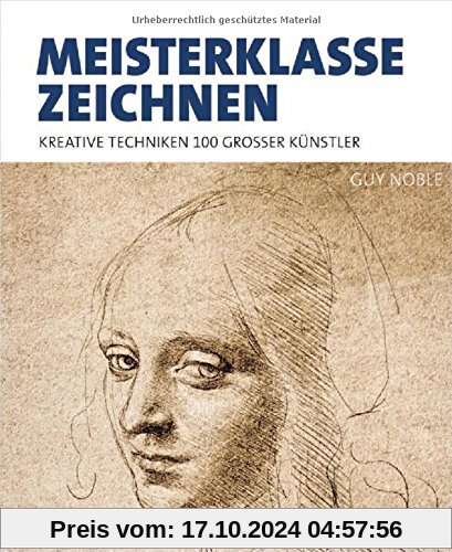 Meisterklasse Zeichnen: Kreative Techniken 100 großer Künstler