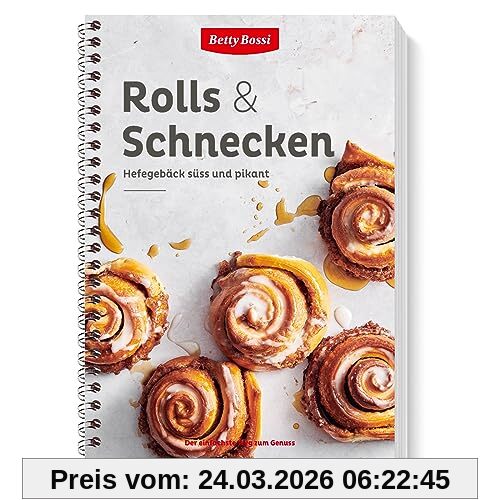 Betty Bossi Rolls & Schnecken Backbuch Gebäck Backen Buch